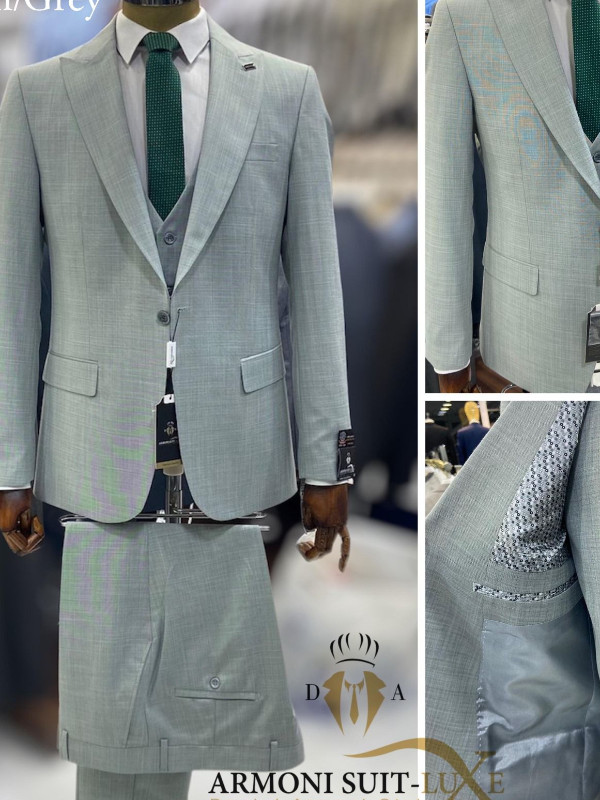 Armoni Suit Lux (Green/Gray)